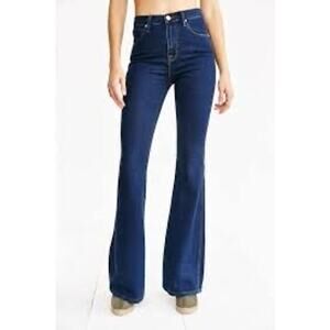 BDG Morrison High Rise Womens Dark‎ Wash Flare Jeans NWT Size 28